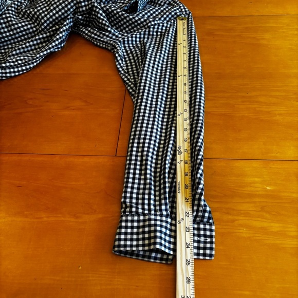 Columbia Men’s XL Rapid Rivers black white gingham long sleeve button down - Picture 8 of 10